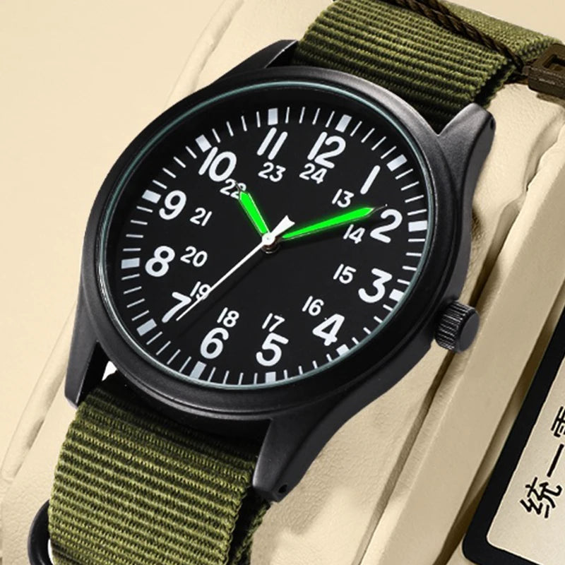 Luminous Nylon Band Military Watch Men Watches Army Wrist Watch Quartz Men Sports Watches Relojes Para Hombre Relogio Masculino