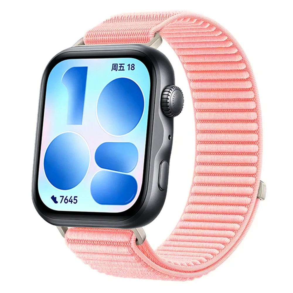 Nylon Braided Loop Strap for Huawei Watch Fit 3/4/5 SmartWatch Sports Comfortable Band For Huawei Watch Fit 5-4 Pro Accessories