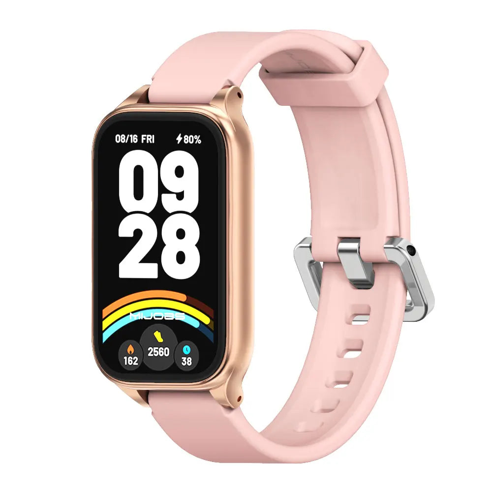 Strap For Mi Band 9 Active Watchband for Mi Band 8 Active 9 Active Silicone Wristband for Mi Band 9 Active Smartband Accessories