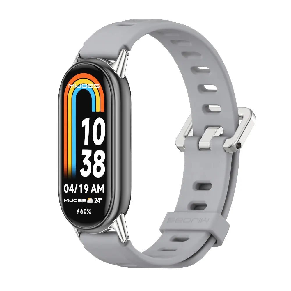 Strap for Mi Band 10 9 8 7 6 5 Watch Band for Mi Band 10 Silicone Wristband for Mi Band 9 Bracelet For Mi Band 8 Strap