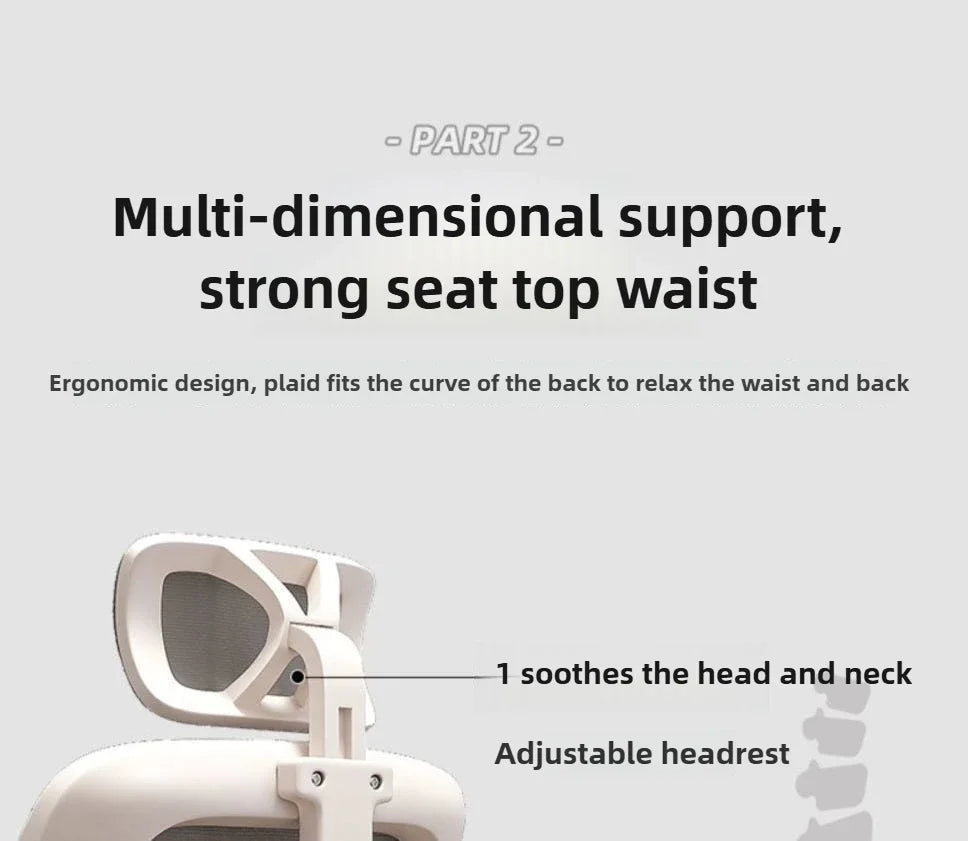 Home Rotating Adjustable Ergonomic Comfortable Sedentary Gaming Chair, Computer Chair, Breathable Office Chair for Staff