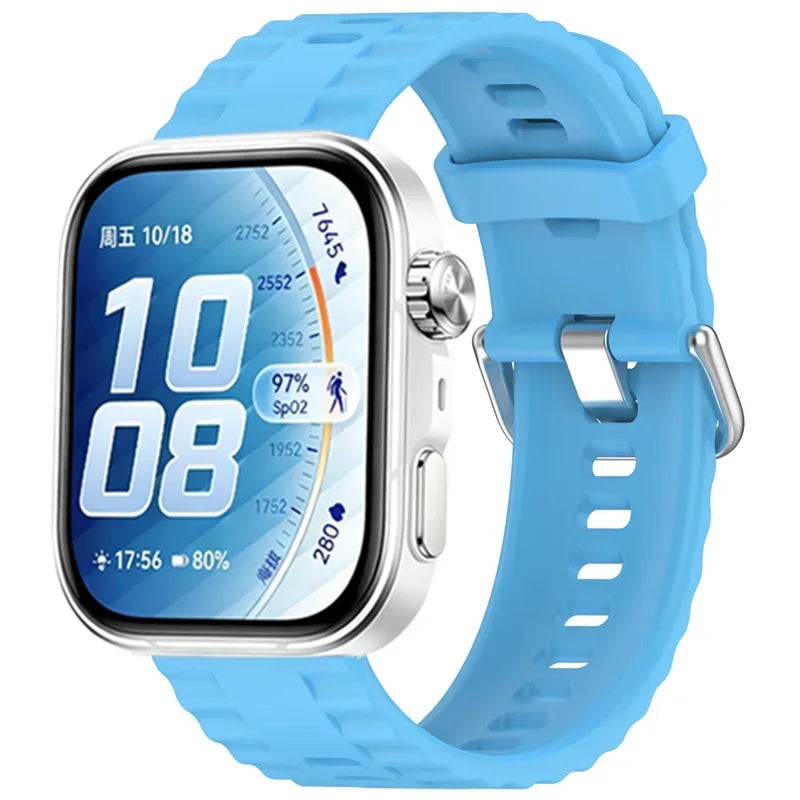 Official Silicone Strap for Huawei Watch 5-4 Pro Smart Wristband for Huawei Watch Fit 5/4/3 Luxury High-end Replacement Bracelet