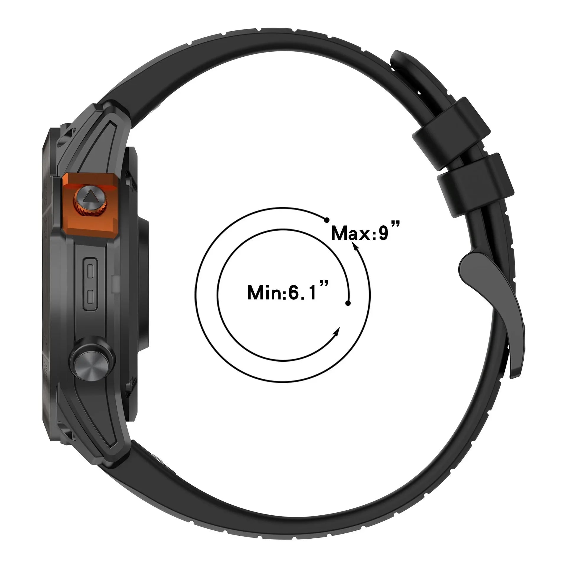 For Garmin Fenix 8 43mm 47mm 51mm Sports Original Silicone Wristband for Garmin Epix/Quatix7/Fenix 7X 6X 7S Pro/Descent Mk3 Band