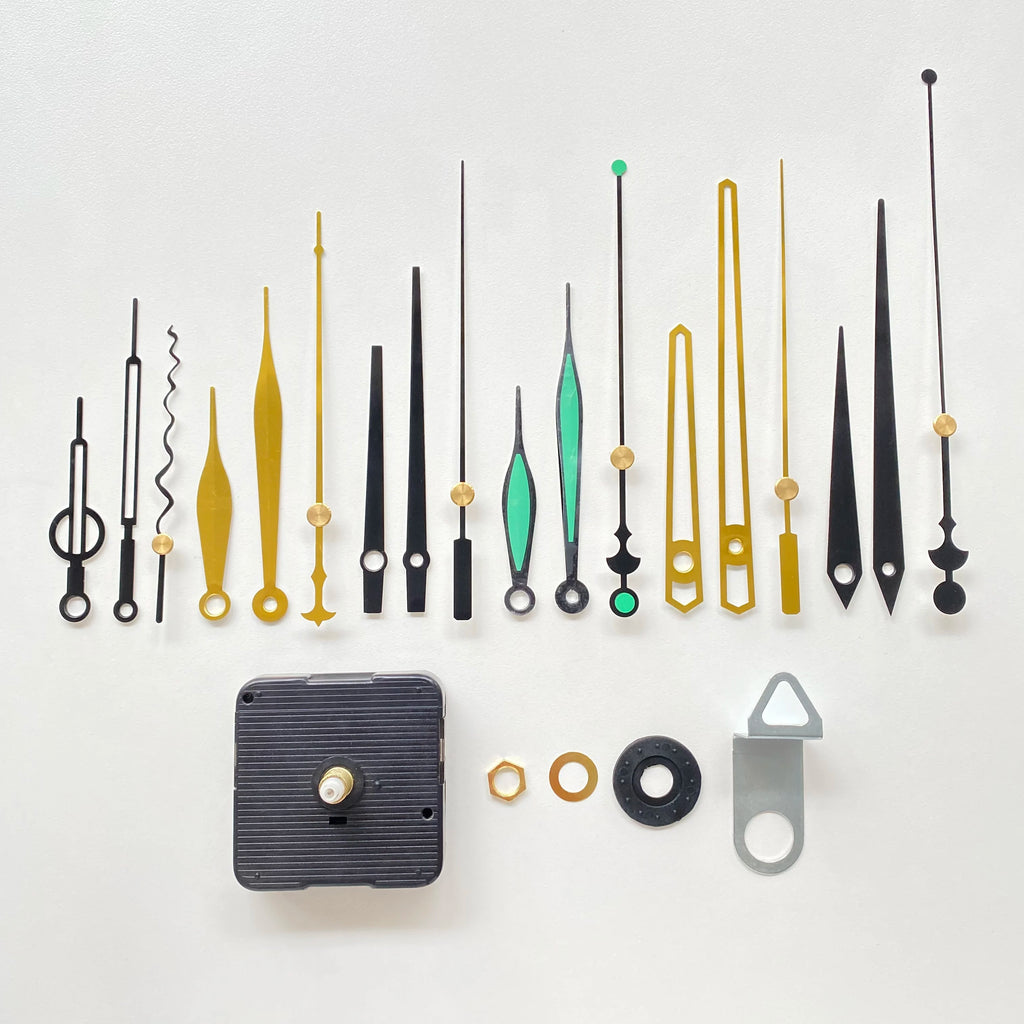 Mute DIY Wall Clock Movement Mechanism with Clock Hands Silent Kit Battery Operated Watch Repair Parts Replacement Set