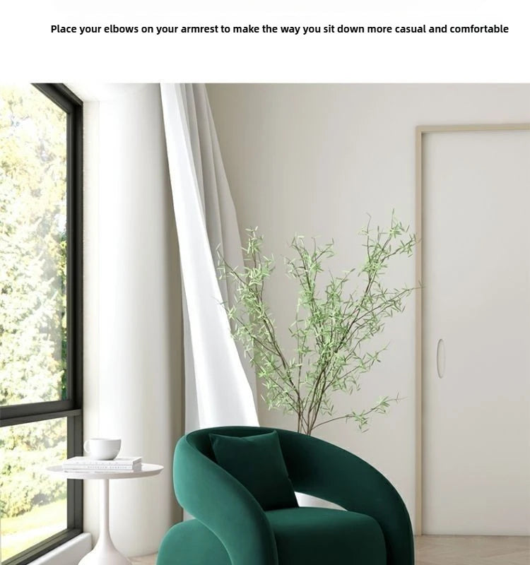 New Sofa, Living Room, Single Person, Light Luxury, High-end Reception, Small Sofa, Beauty Salon, Lazy Leisure Chair Furniture