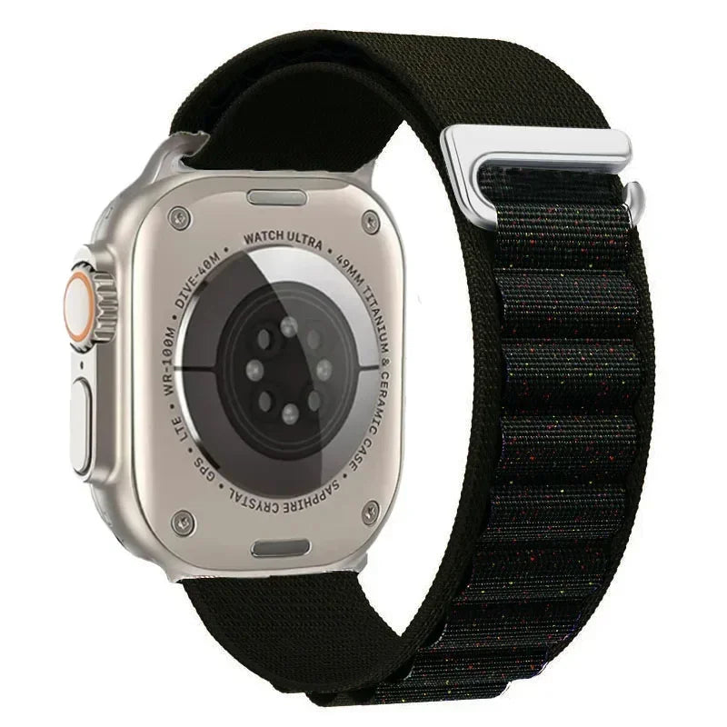 Alpine Loop Band for Apple Watch Ultra 49mm 11 10 9 8 7 46mm 42mm 45mm 41mm Nylon Wristband iWatch Series 6 5 4 SE 44 40mm Strap