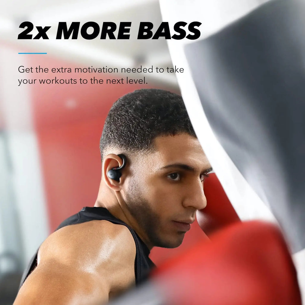 2025Soundcore by Anker Sport X10 True Wireless Bluetooth Sport Earbuds Rotatable Over-Ear Hooks for Ultimate Comfort and Secure