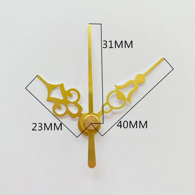 Mute DIY Wall Clock Movement Mechanism with Clock Hands Silent Kit Battery Operated Watch Repair Parts Replacement Set