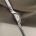 NEW Fashion Design Women's Watches Creative Half-Moon Dial Stainles Steel Quartz Authentic Watch Premium Women's Wristwatch Gift