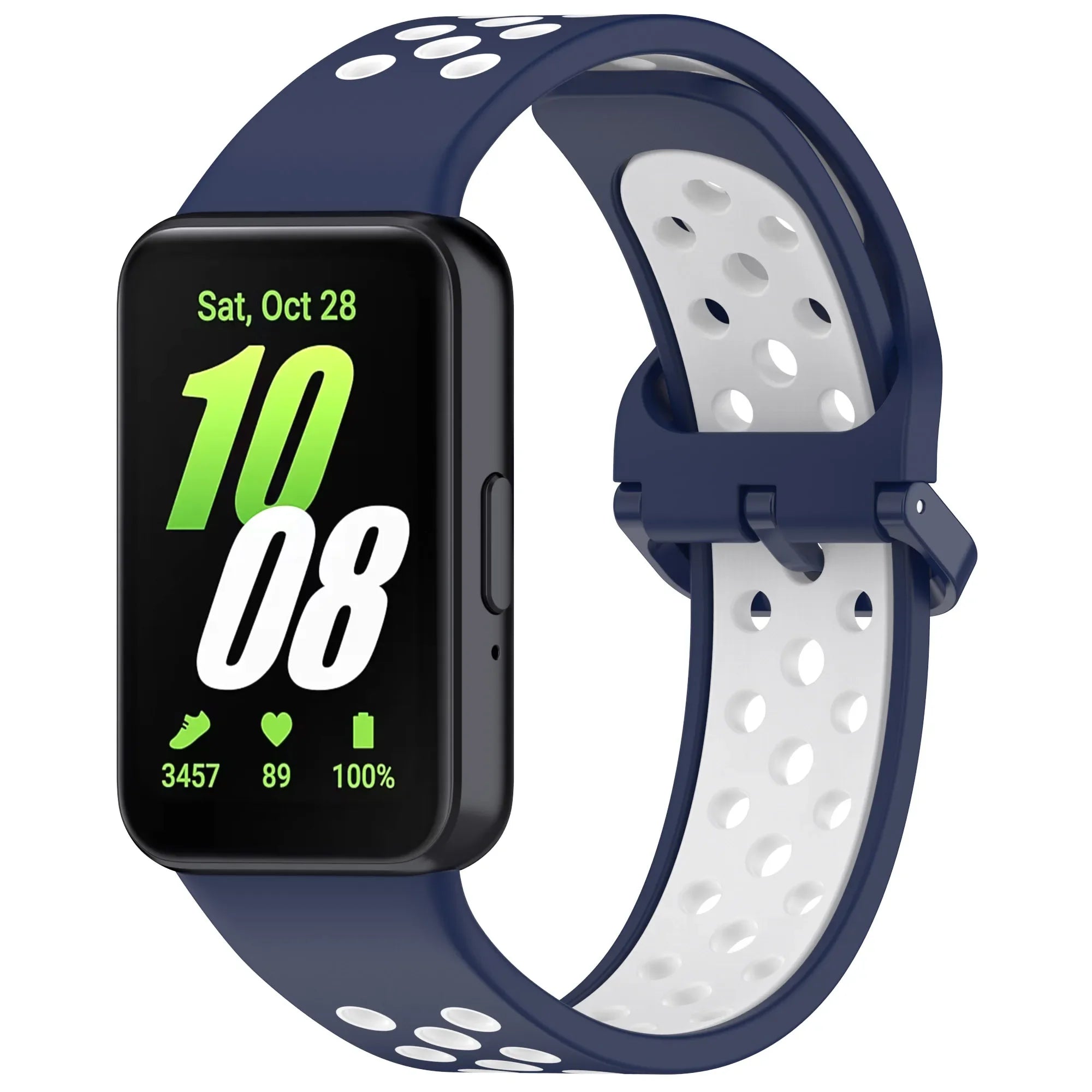 Silicone Strap For Samsung Galaxy Fit 3 Band Bracelet Two-tone Watchband Correa For Samsung Galaxy Fit 3 Replaceable Wristband