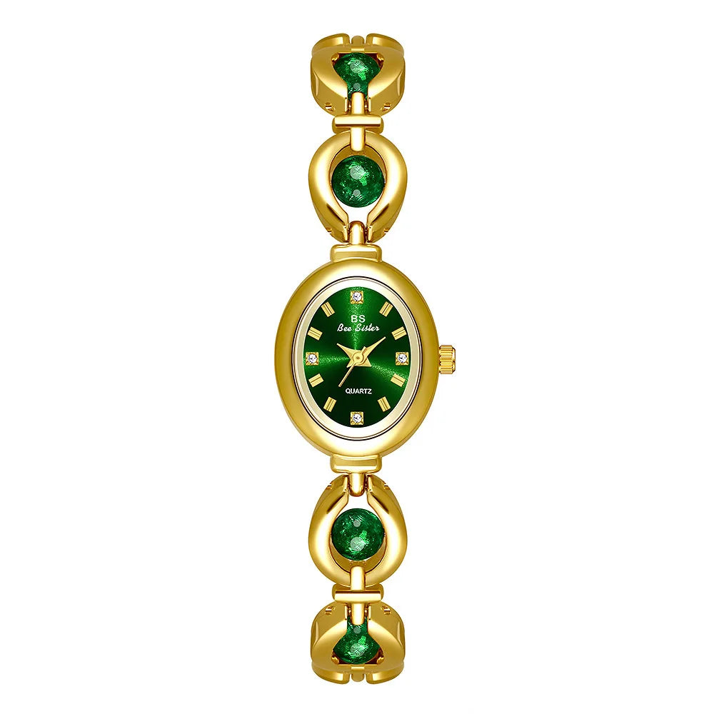 BS bee sister Woman Watches Luxury Fashion Dress Elegant Quartz Women's Wristwatch Clock