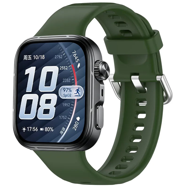 Official Silicone Strap for Huawei Watch 5-4 Pro Smart Wristband for Huawei Watch Fit 5/4/3 Luxury High-end Replacement Bracelet