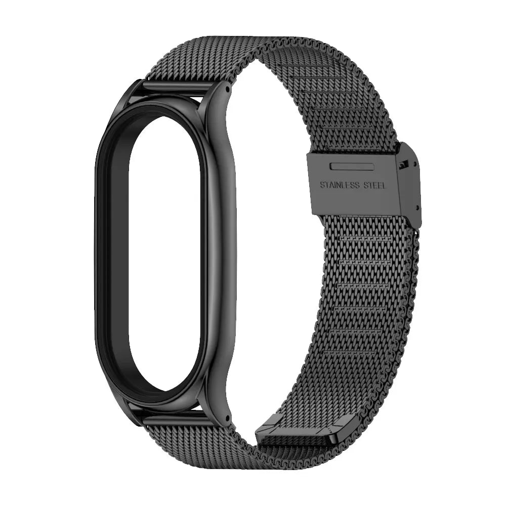 Strap for Mi Band 10 9 8 Wristband For Mi Band 9 Bracelet for Mi Band 10 Stainless Steel Watch Band for Mi Band 8 Metal Straps
