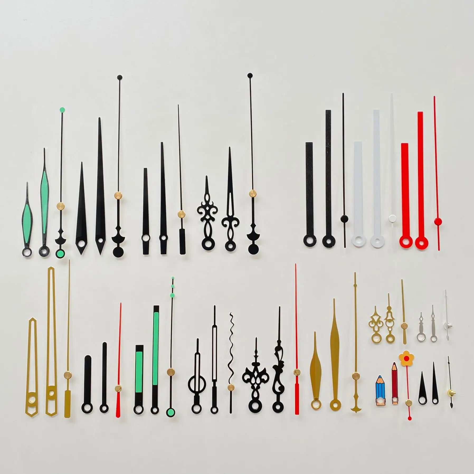 Mute DIY Wall Clock Movement Mechanism with Clock Hands Silent Kit Battery Operated Watch Repair Parts Replacement Set