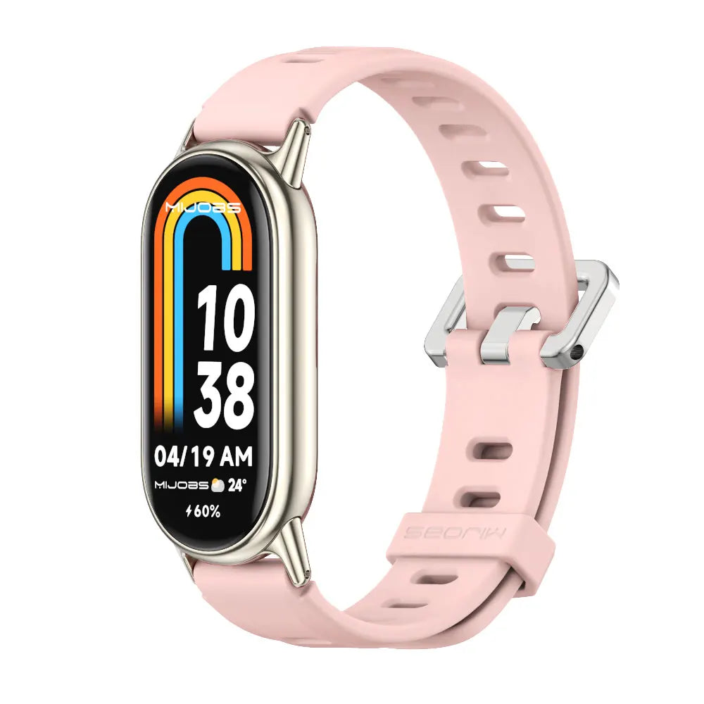 Strap for Mi Band 10 9 8 7 6 5 Watch Band for Mi Band 10 Silicone Wristband for Mi Band 9 Bracelet For Mi Band 8 Strap