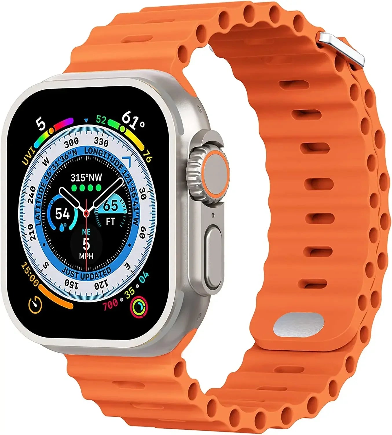 Ocean strap For Apple Watch Ultra 3 2 1 Band 49mm 11 10 9 8 7 46mm 45mm 41mm Silicone Wristband iWatch 6 5 4 SE3 44mm 40mm 42mm