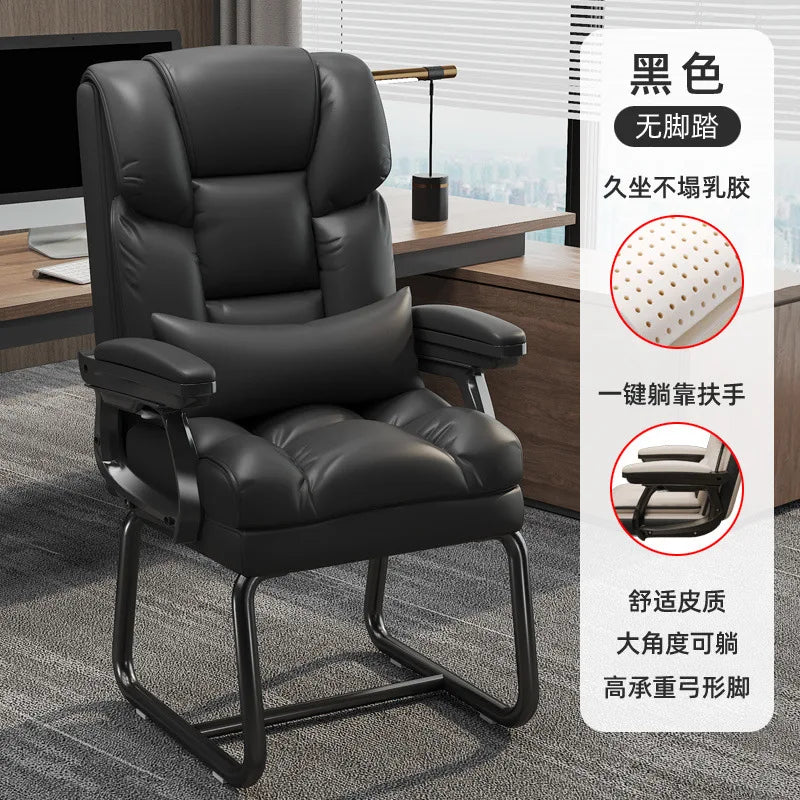 Simple and Comfortable Home Computer Chair, Office Reclining, Nap Taking Sofa Chair, Study Room, Bedroom Armchair Gaming Chairs