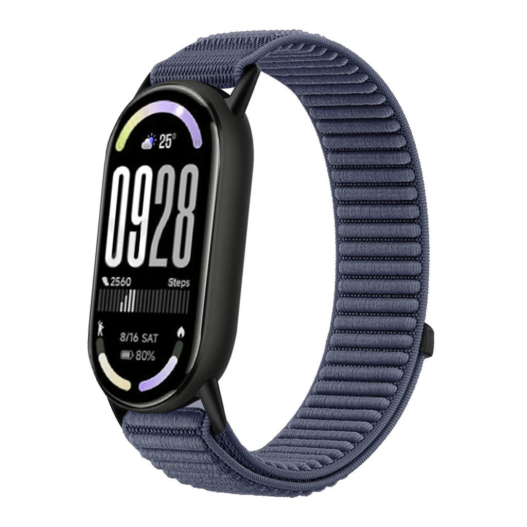 Nylon Breathable Strap for Xiaomi Mi Band 10 9 8 Sports Bracelet Replacement Wristband for Xiaomi Mi Band 10 Watchband Accessory
