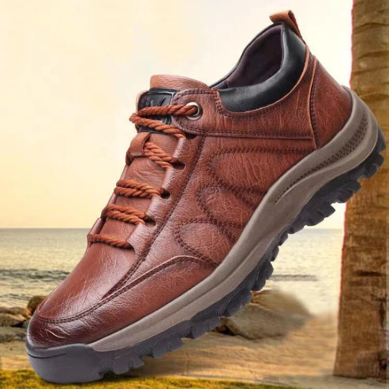 Comfortable Street Trendy Running fashion men's shoes  Non-Slip Outdoor Lace casual hiking sports shoes Large size mens sneakers