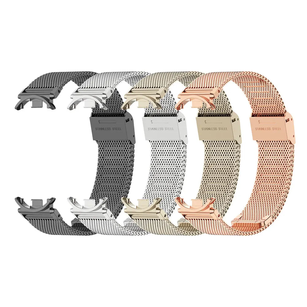 Strap for Mi Band 10 9 8 Wristband For Mi Band 9 Bracelet for Mi Band 10 Stainless Steel Watch Band for Mi Band 8 Metal Straps