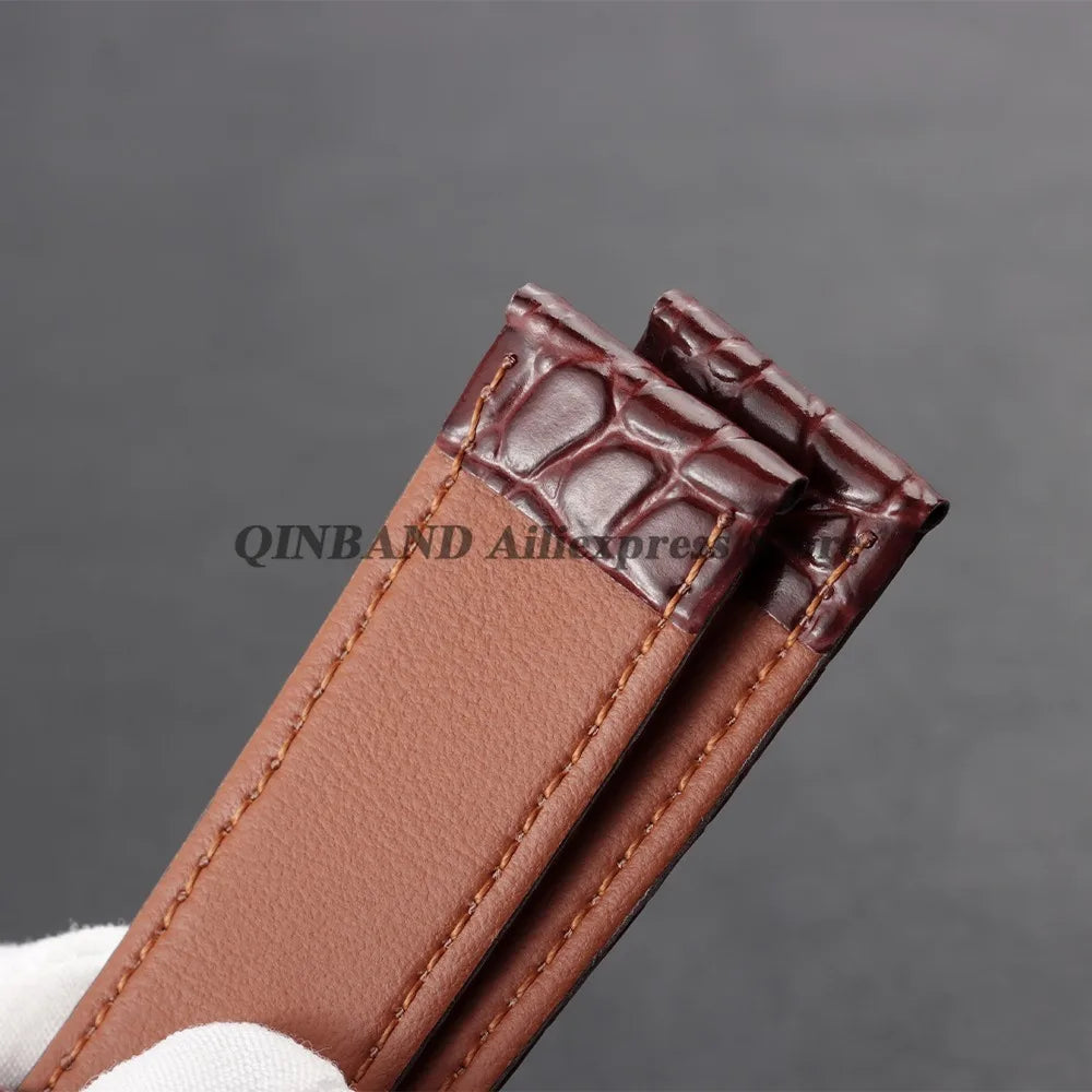 10/12/13/14/16/18/19/20/21/22mm Soft Cowhide Leather Watch Bands Crocodile Pattern Design Watch Straps Casual Business Bracelets