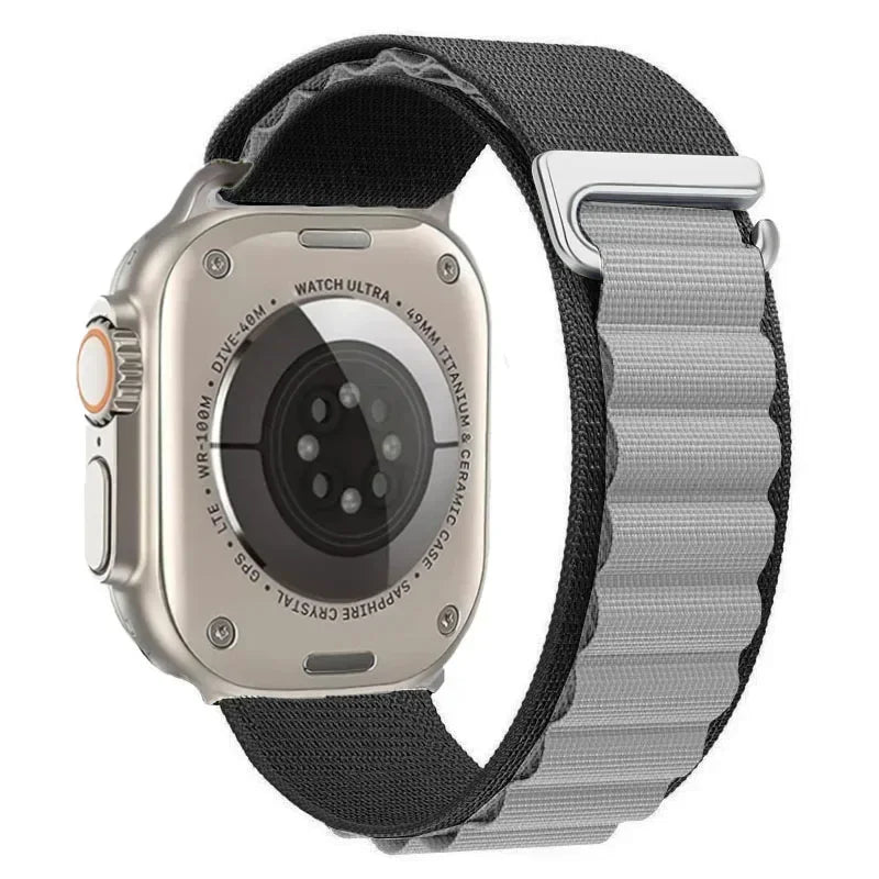 Alpine Loop Band for Apple Watch Ultra 49mm 11 10 9 8 7 46mm 42mm 45mm 41mm Nylon Wristband iWatch Series 6 5 4 SE 44 40mm Strap
