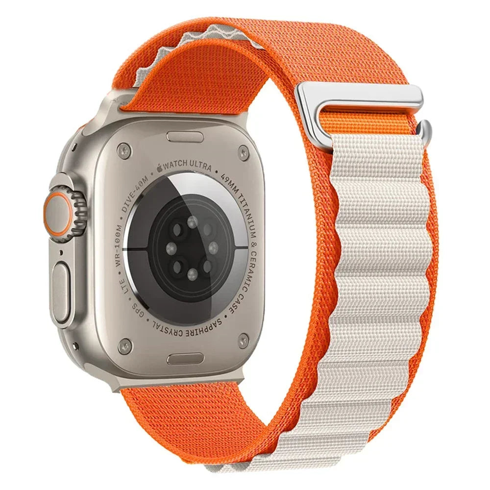 Alpine Strap for Apple Watch Ultra/3 11 10 9 8 7 Band 46mm 49mm 45mm 41mm Nylon Sports Bracelet IWatch 6 5 4 3 SE 44mm 40mm 42mm
