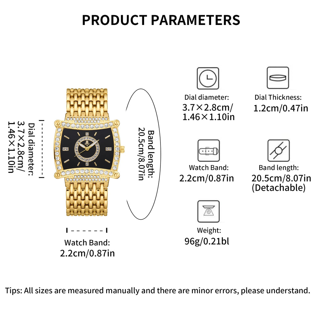 YaLaLuSi Brand Women's Affordable Luxury Diamond-Set Dial WaterResistant Quartz Bracelet Watch Gift reloj mujer watch for ladies
