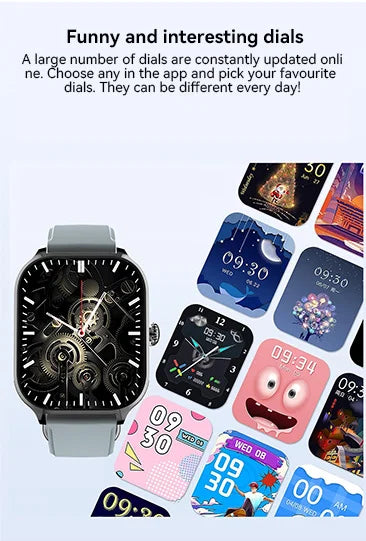 2026 New Bluetooth Call Smart Watch Electronics Smartwatch Digital Fitness Clock Sports Wrist Watches for Man Woman Android iOS