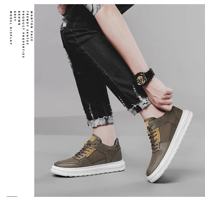 Plus Size 47 Summer Mesh Men Sneakers Elevator Shoes Chunky Increase Insole 7CM Breathable Sports Casual Height Shoes For Man