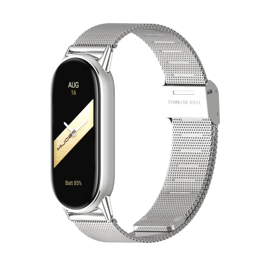 Strap for Mi Band 10 9 8 Wristband For Mi Band 9 Bracelet for Mi Band 10 Stainless Steel Watch Band for Mi Band 8 Metal Straps