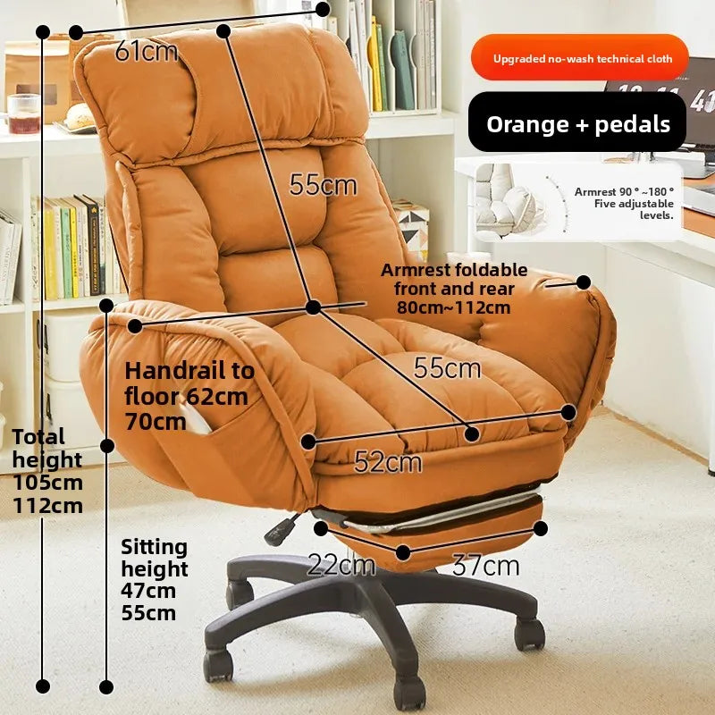 Computer Gaming Chair Ergonomic Office Reclining Desk Seat Adjustable Backrest Racing Style Study Dormitory Home Furniture