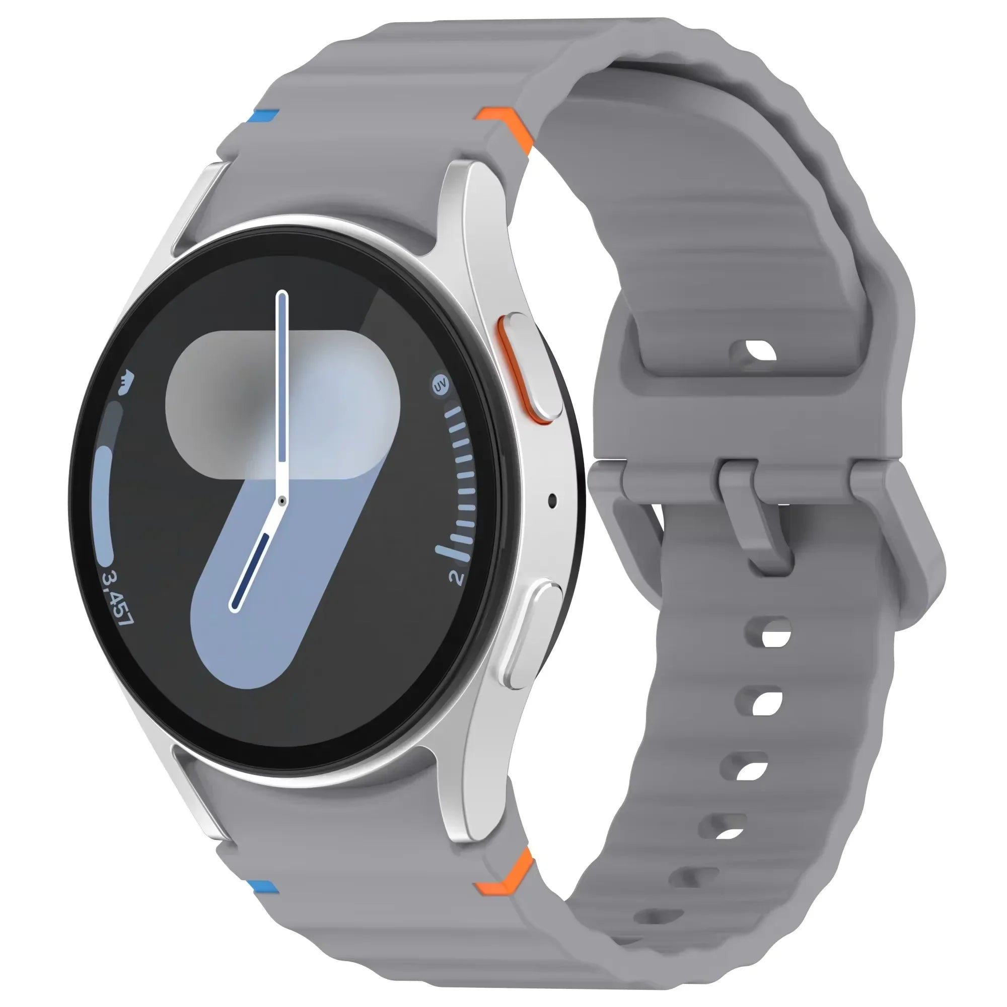 New Official Silicone Strap For Samsung Galaxy Watch 6 4 Classic 47mm 46mm 43/42mm Watchband Galaxy Watch 7 6 5 4 40mm 44mm Belt
