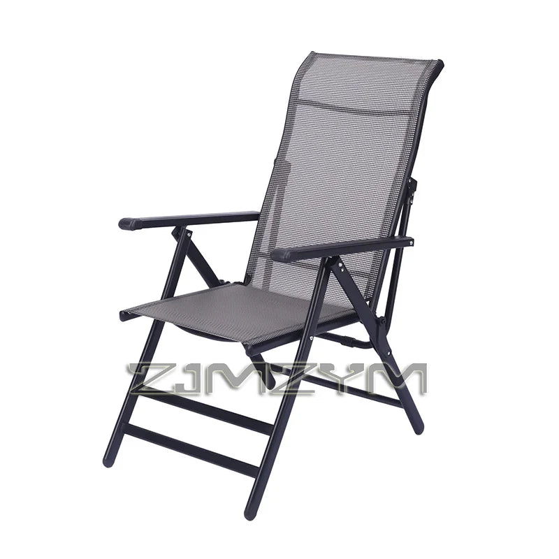 Portable Folding Beach Chair Outdoor Garden Camp Recliner Furniture for Courtyard Open Air，Telescopic Pedal Stools，Pedal stool