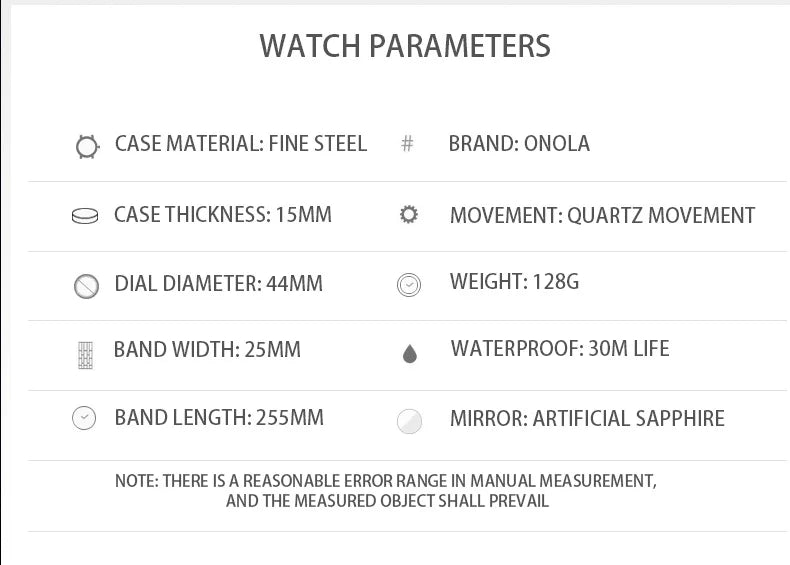 ONOLA Fashion Watch For Men Automatic Date Sports Silicone Strap Tonneau Clock Iced Diamond Quartz WristWatch Reloj Dropshipping