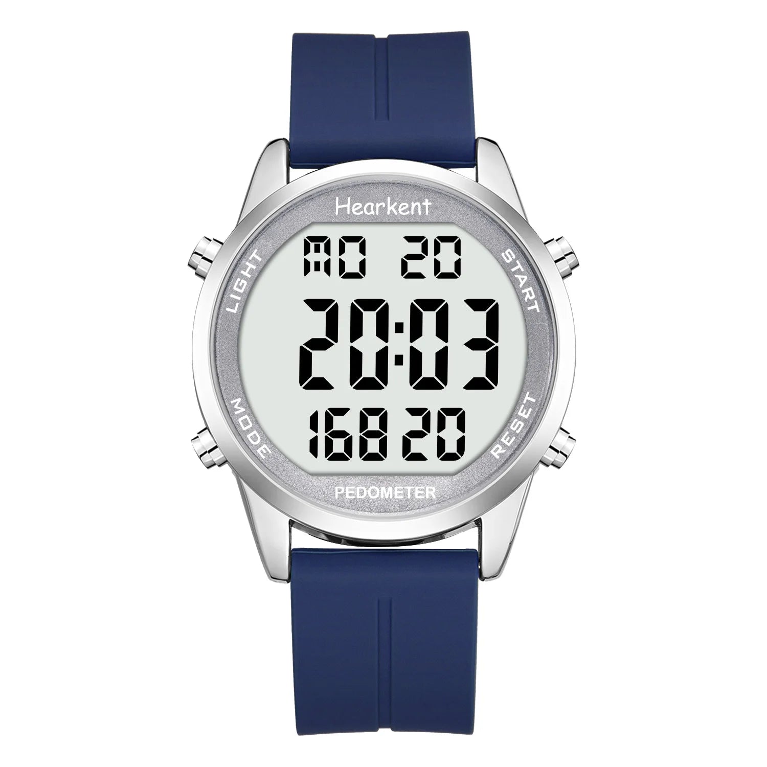 Hearkent Pedometer Watch Men's Digital Watch No Bluetooth Sport Watches Step Calories Counter Walking Fitness Tracker Wristwatch