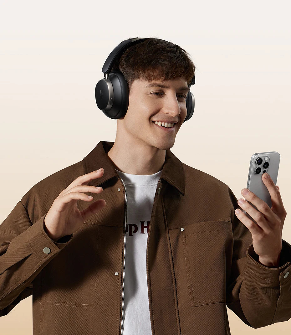 UGREEN Studio Pro 48dB ANC Wireless Headphones Over Ear Bluetooth Earphones Active Noise Cancellation Hi-Res LDAC 120h Playtime