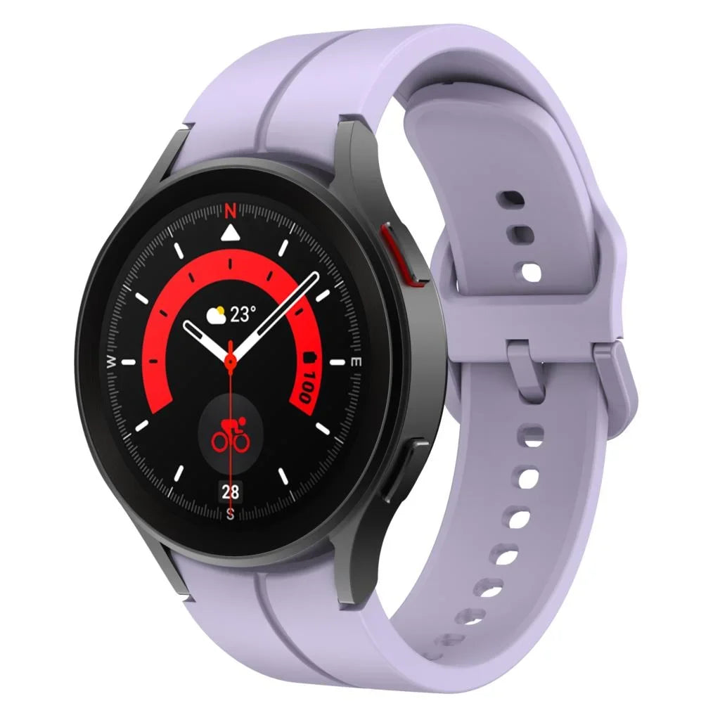 20mm Silicone Strap for Samsung Galaxy Watch 7 6 5 40mm 44mm 5 Pro 45mm Bracelet for Watch 4 6 Classic 46mm 42mm 43mm 47mm Band