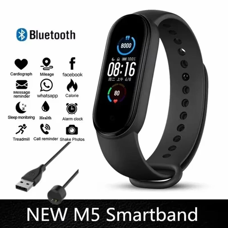 Lenovo Smart Watch Men Women Smart Band Fitness Tracker Heart Rate Sleep Monitor Step Counter Bluetooth Call Reminder Watch 2026