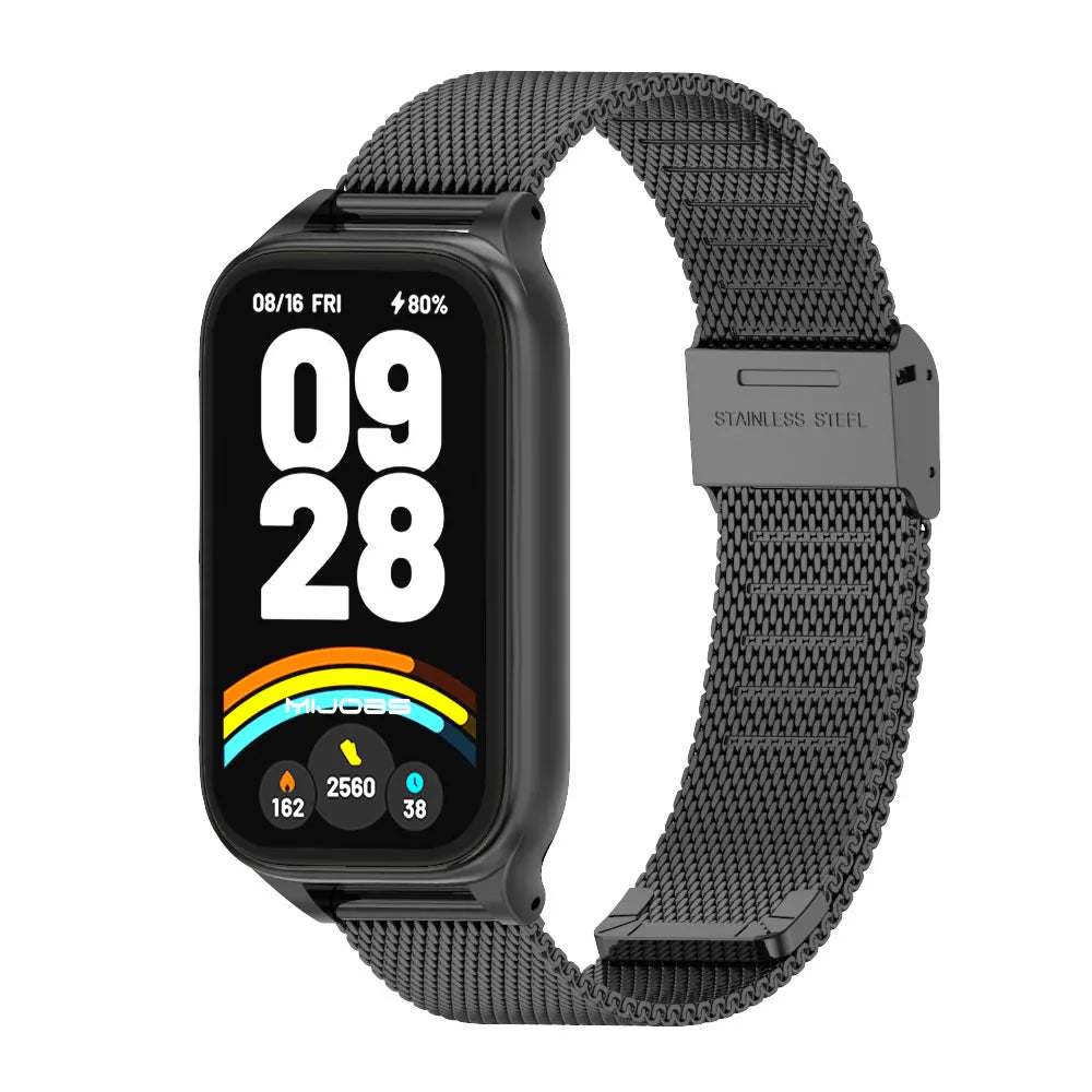 Strap For Mi Band 9 Active Watchband for Mi Band 8 Active 9 Active Silicone Wristband for Mi Band 9 Active Smartband Accessories