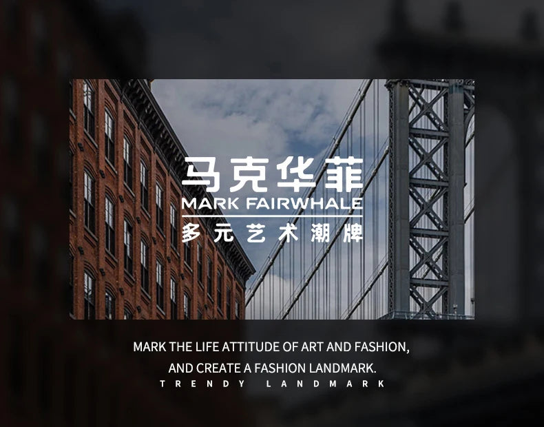 Mark Fairwhale Luxury Quartz Watches Men Fashion Brown Leather Strap Clock Military Waterproof Square Electronic WristWatch Man