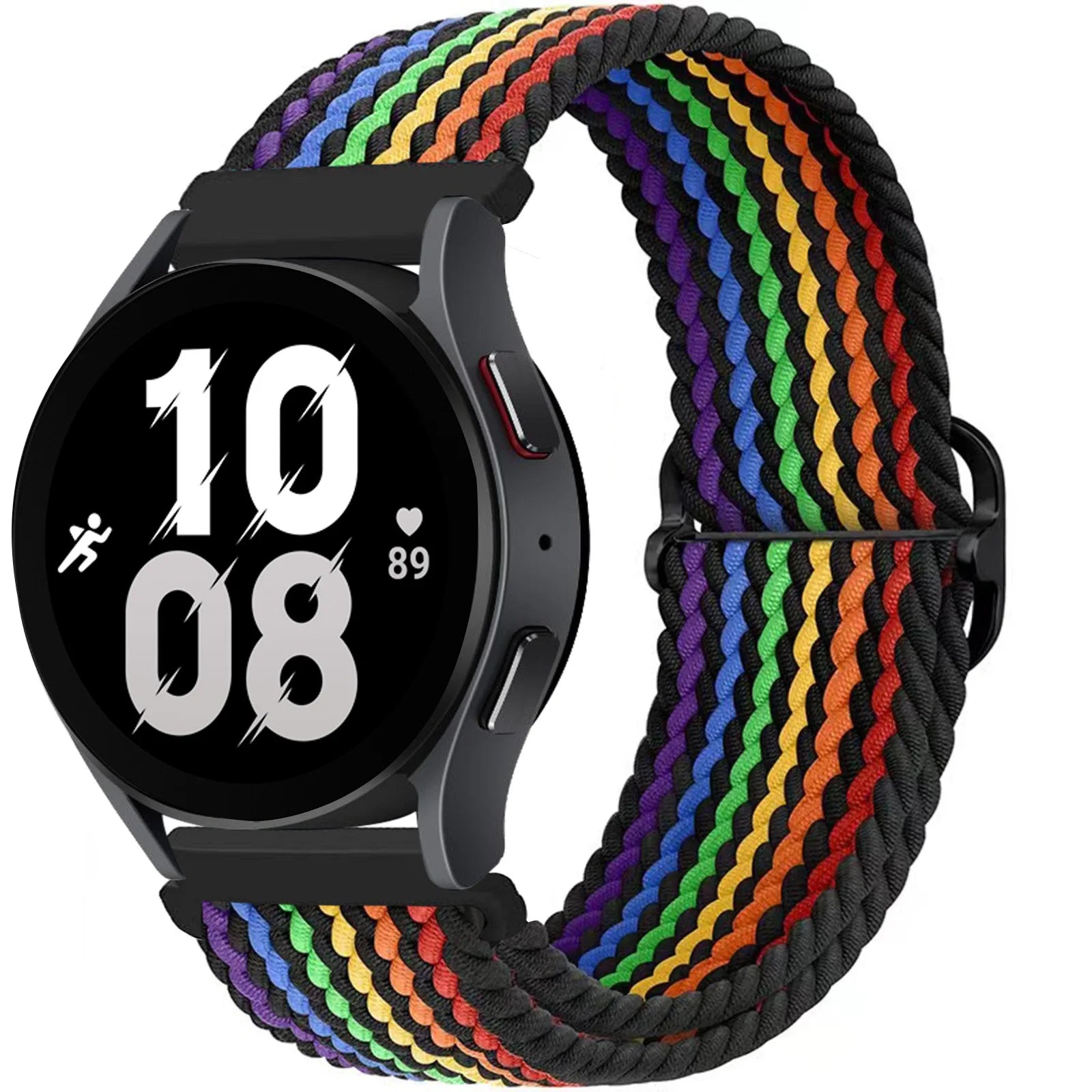 20mm 22mm Elastic Braided Nylon Strap for Huawei Watch GT6 5 4Pro 46mm Bracelet for Samsung Galaxy Watch 7 6 5 4 6/4Classic Band