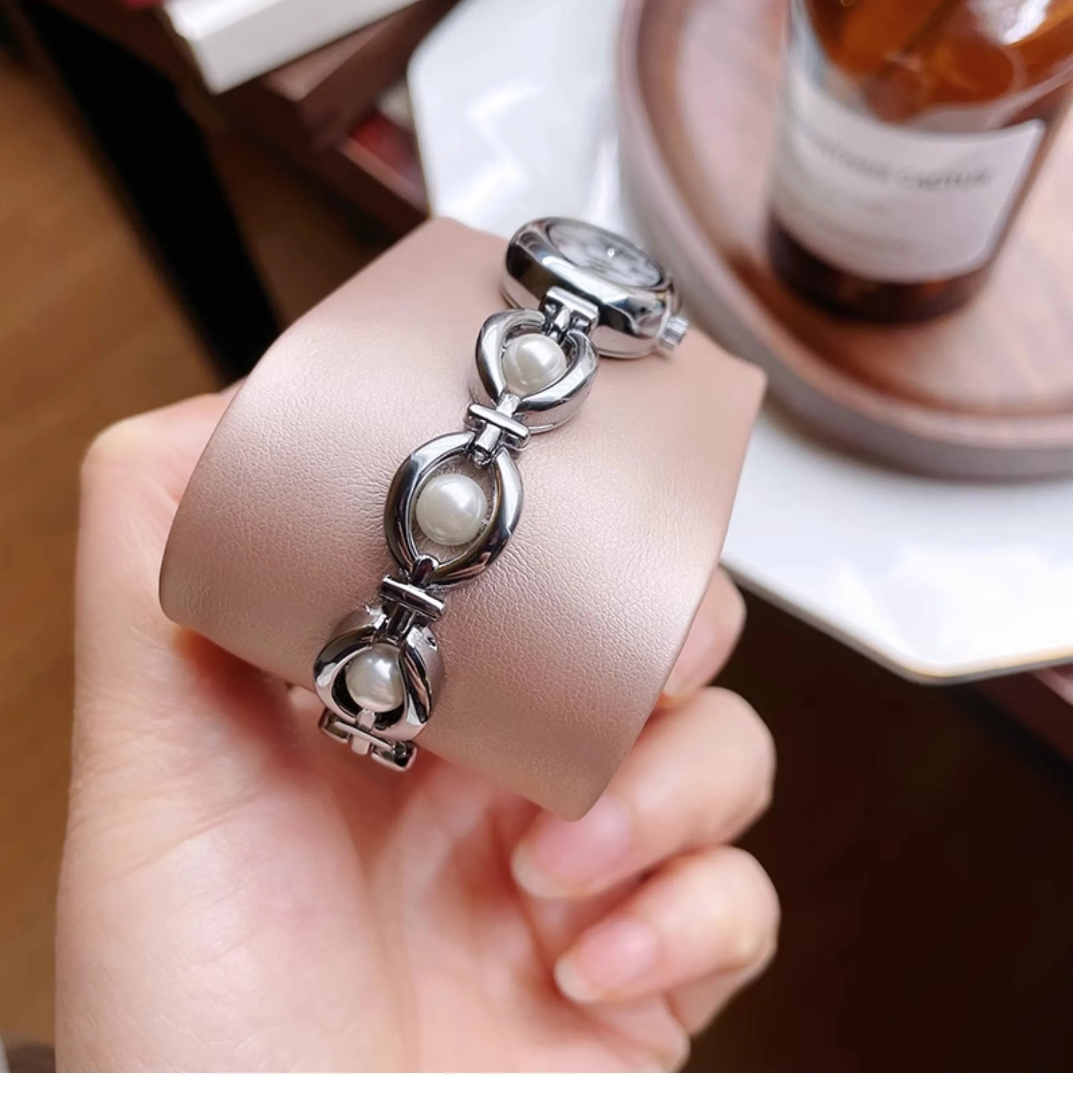 Women's Watch Bracelet Quartz Wristwatches Brand Luxury Vintage Casual Small Silver Clock High Quality Watch Ladies