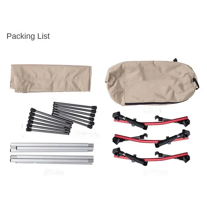 191cm Camping Cot Portable Folding Bed chair Ultralight Aluminum Alloy Sleeping Cot for Outdoor Hiking Backpacking Travel