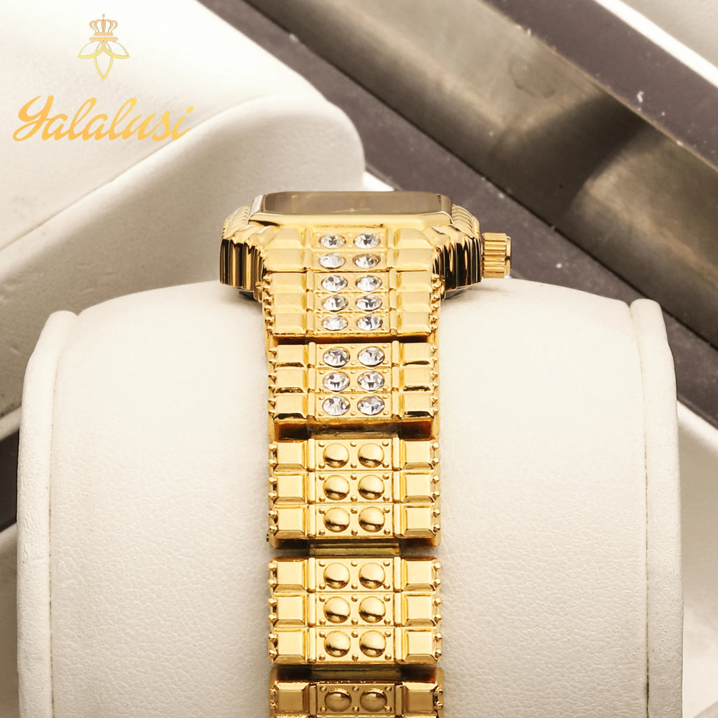YaLaLuSiStylish ladies’ waterproof quartz watch: a luxurious and elegant bracelet watch, perfect as a gift reloj mujer montre