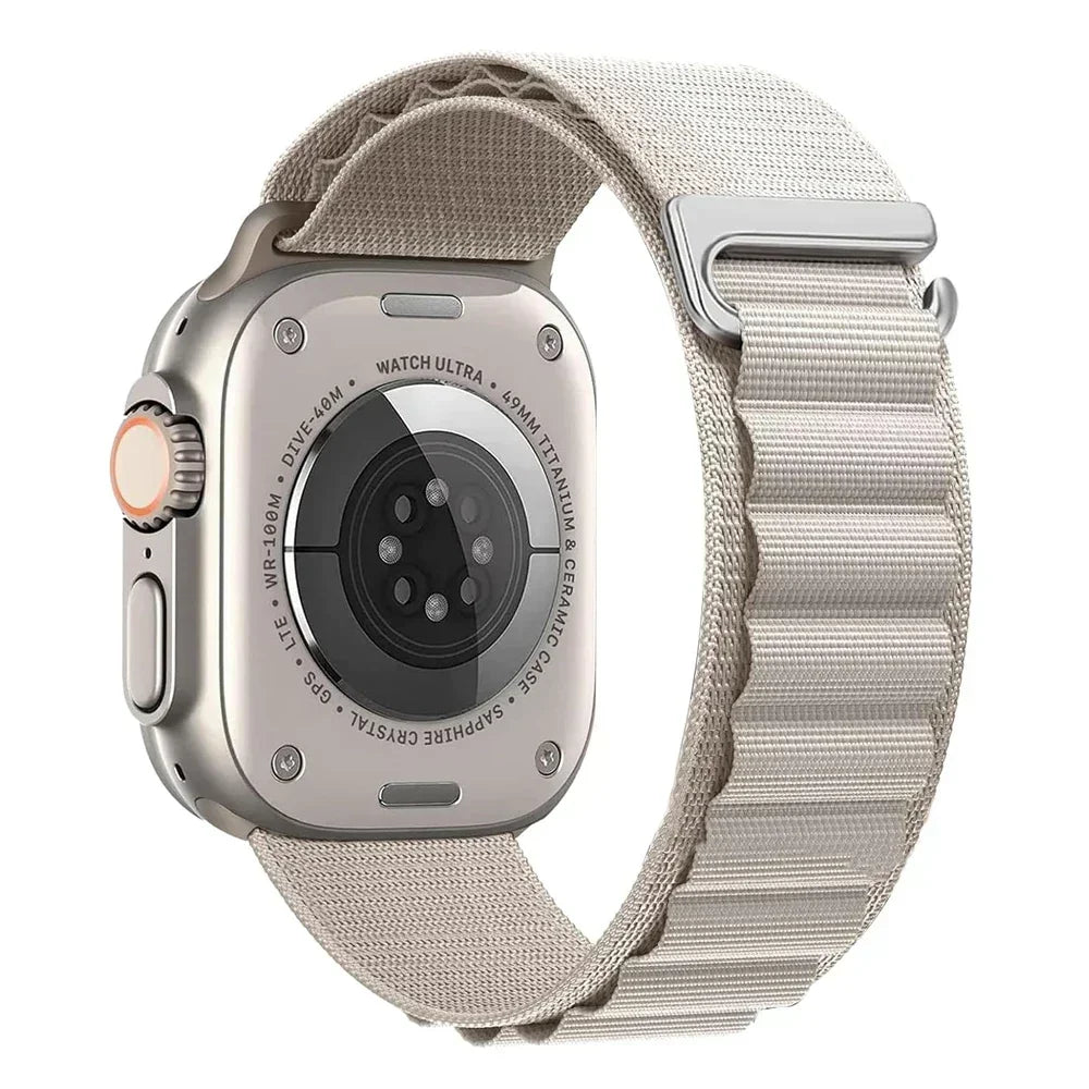 Alpine Loop Band for Apple Watch Ultra 49mm 11 10 9 8 7 46mm 42mm 45mm 41mm Nylon Wristband iWatch Series 6 5 4 SE 44 40mm Strap