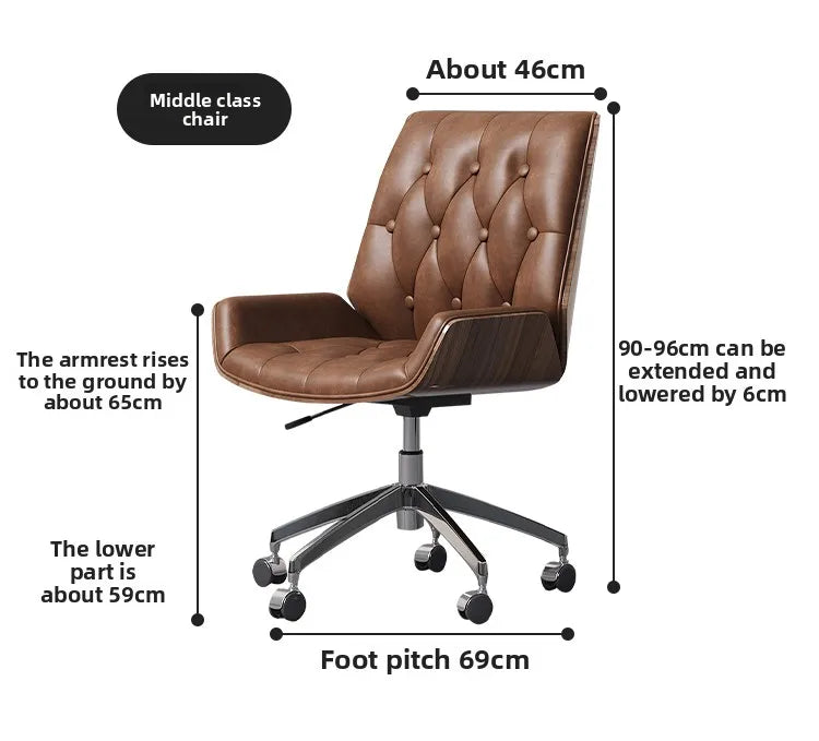 Office, computer chair, retro style office chair. Sitting for a long time without getting tired can make you feel relaxed