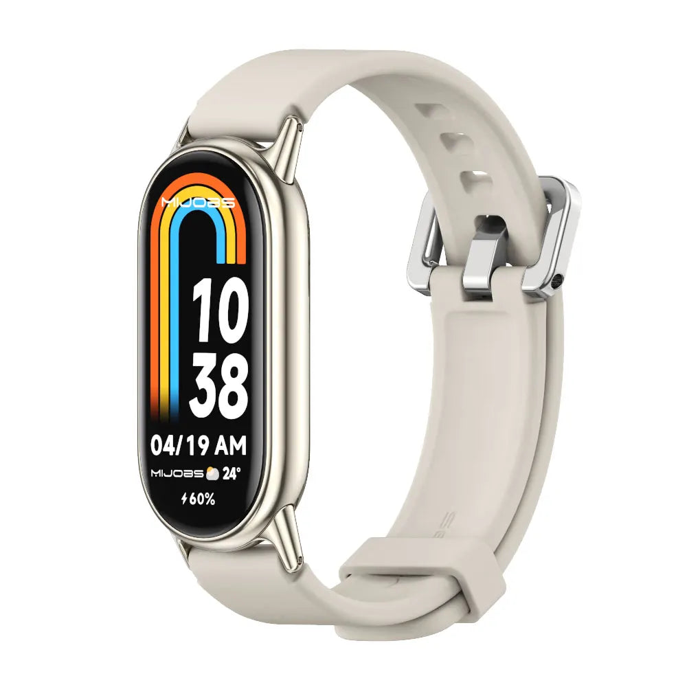 Strap for Mi Band 10 9 8 7 6 5 Watch Band for Mi Band 10 Silicone Wristband for Mi Band 9 Bracelet For Mi Band 8 Strap