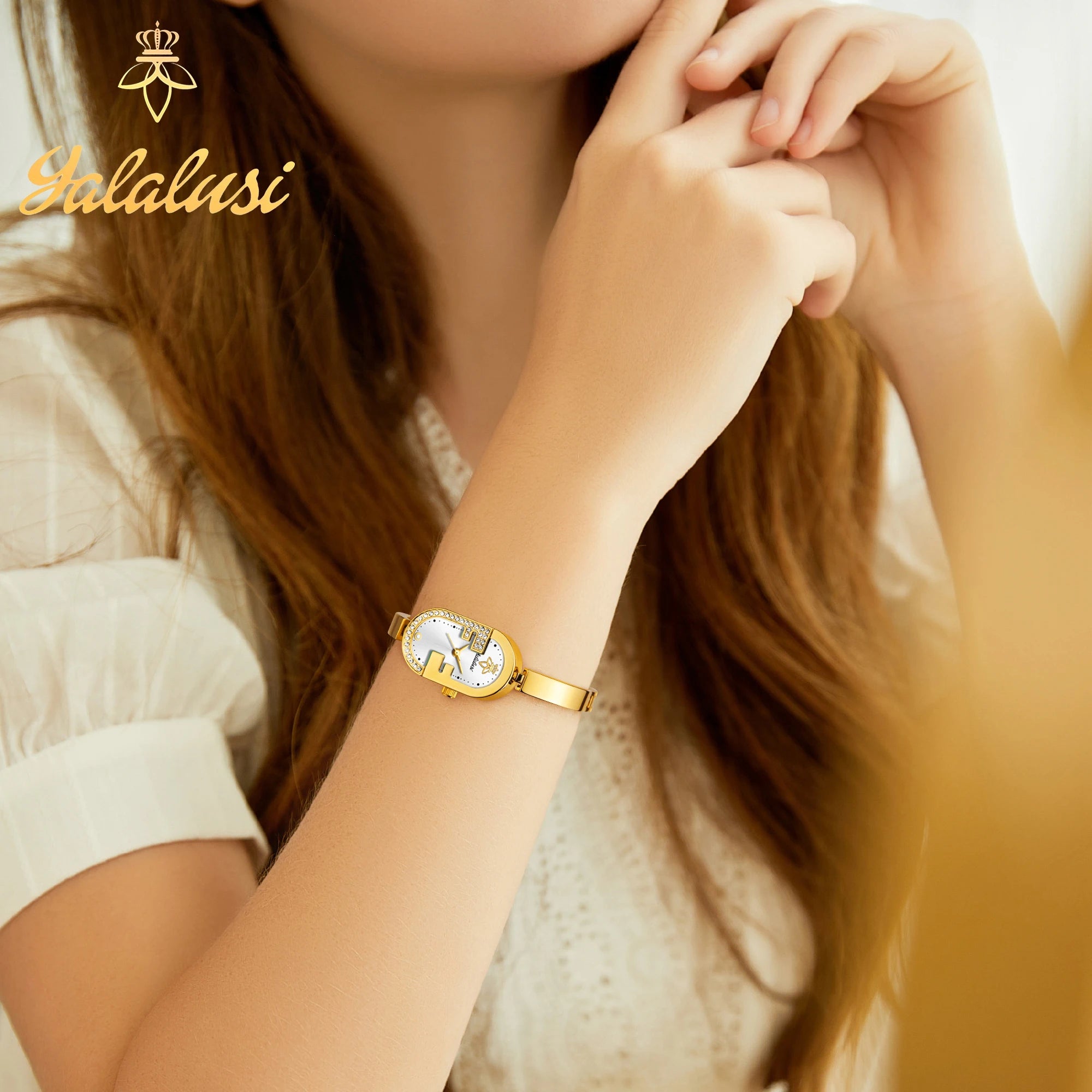 YaLaLuSi Women's Water-Resistant Quartz Watch: A Luxurious, Fashionable, and Elegant Bracelet Watch—The Perfect Gift for Girls