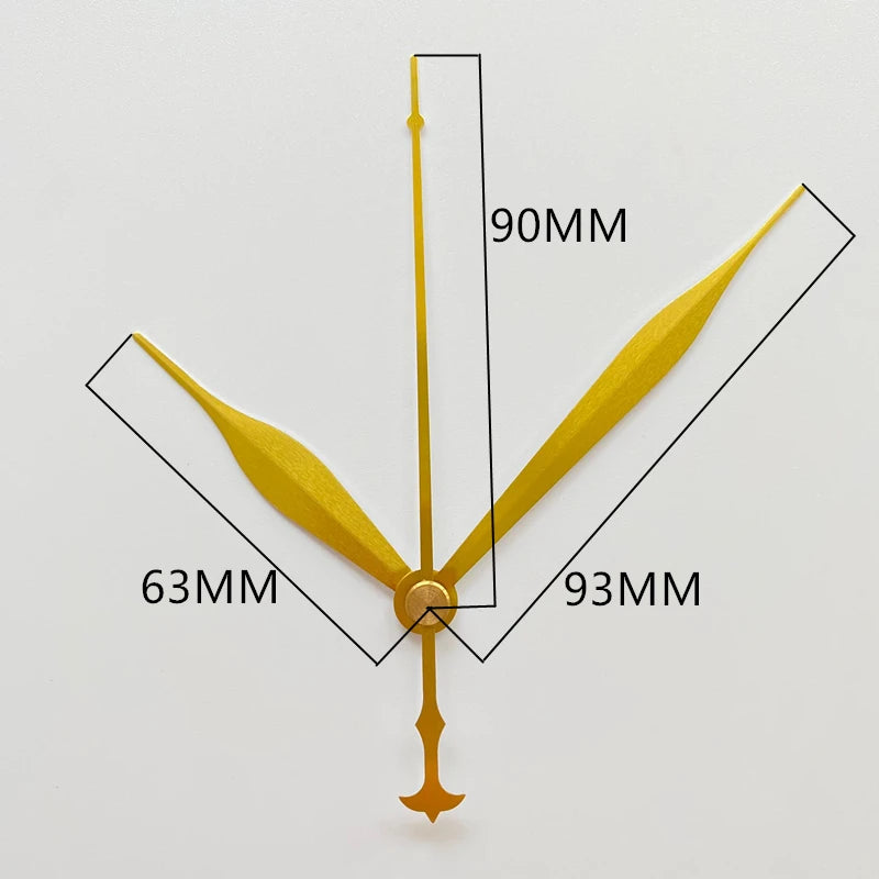Mute DIY Wall Clock Movement Mechanism with Clock Hands Silent Kit Battery Operated Watch Repair Parts Replacement Set